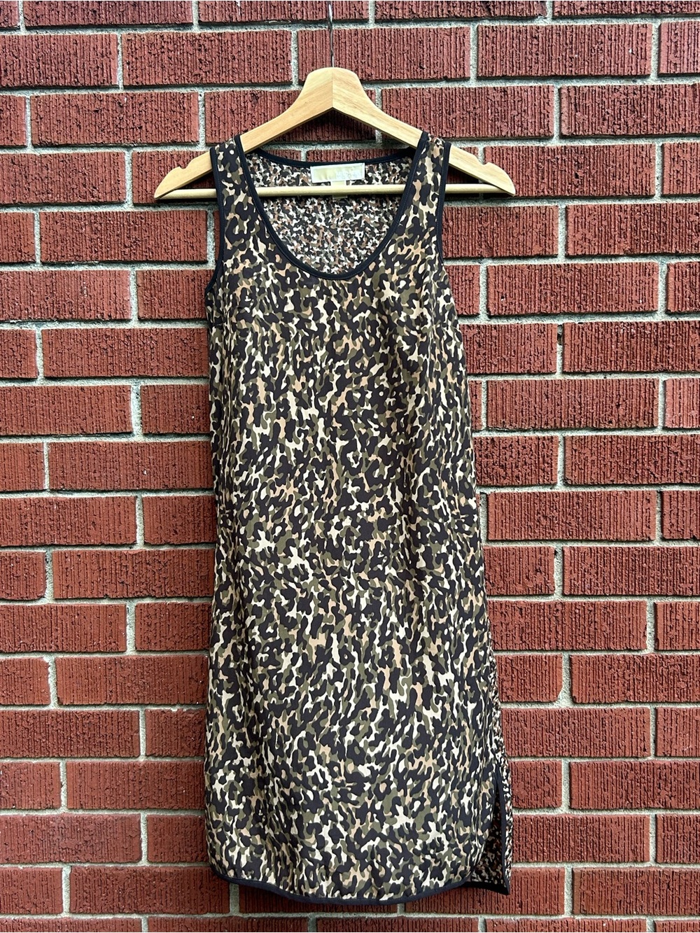 MICHAEL Michael Kors Leopard Print Sleeveless Shift Dress XS
